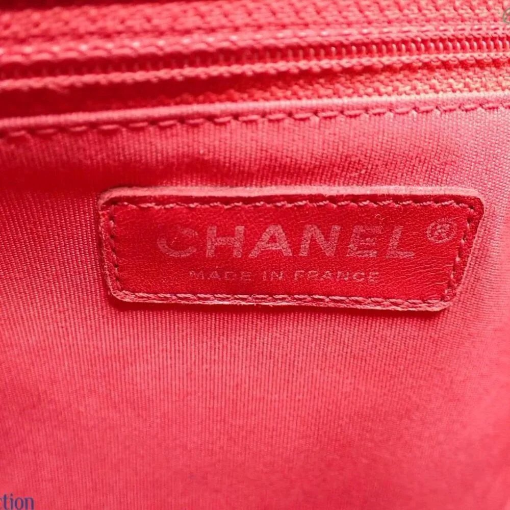 Chanel Red Boy Bag 21 Series (shown live) - Picture 14 of 14